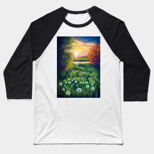 Dandelion summer heaven Baseball T-Shirt